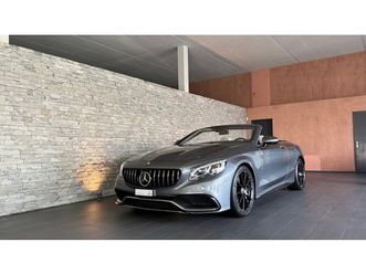s 63 amg cabriolet 4matic speedshift mct