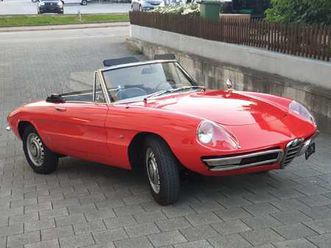 alfa romeo spider 1600 duetto osso di seppia top zustand