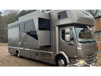 2014 daf cf jm coachbuild 4 horse slide out a vendre