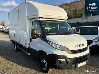 iveco daily caisse 20m3 + hayon + porte latérale / révisé / garantie - 19900ht