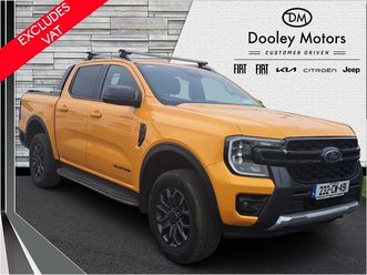 2023 ford ranger d cab wildtrak 2 0td2 plus vat