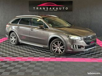 peugeot 508 rxh hybrid4 2.0 hdi 163ch ss etg6 + electric 37ch / panoramique / camera / keyless