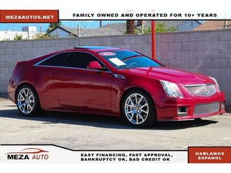 2012 cadillac cts-v coupe rwd