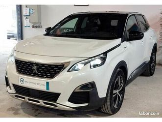 peugeot 3008 (ph 2) 1.6 thp 165cv s&s gt line eat6 seconde main entretien a jour attelage garantie 6 mois