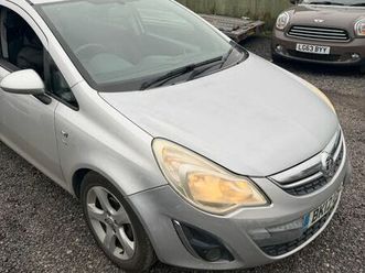 2012 vauxhall corsa 1.2 sxi 16v 5d