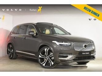 volvo xc90 - t8 455pk recharge awd ultimate bright / luchtvering / bowers & wilkins / schuif-kanteldak