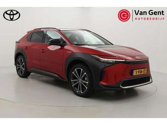 toyota bz4x premium 71 kwh | warmtepomp | trekhaak | matrix led | 360 camera | leder | jbl | navigatie | 20 inch | stoelverwarming/-ventilatie | dodehoek detect