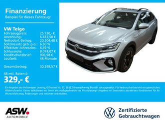 taigo r-line 1.0tsi dsg led navi ahk rfk acc shz