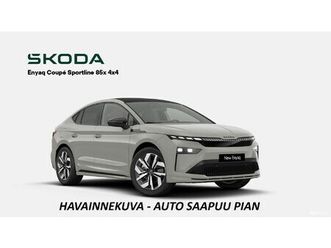 coupe 85x 4x4 sportline | hintaetu yli 5.900€ - nôyttôvô enyaq tarjoushintaan | advanced-paketti