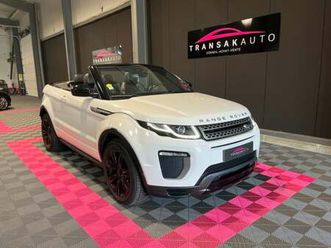 land rover range rover evoque cabriolet 2.0 td4 180ch 4wd bva9 hse + sièges à mémoire chauffants + bluetooth + caméra de recul + meridian