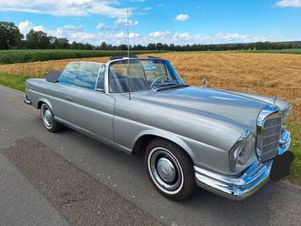 mercedes-benz 220 se werkscabrio w111 5 gang hochkühler