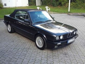e30 oldtimer 325i cabrio schwarz