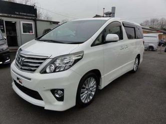 toyota alphard 350s c package 57000m car vx report petrol manual