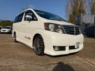 toyota alphard 3.0 v6 vvti auto, twin sunroofs, 8 seater, 2004-54-reg,