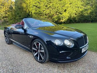 bentley continental 4.0 v8 gtc s auto 4wd euro 6 2dr