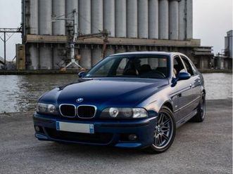 bmw m5 e39 / bleu avus / historique complet / parfait état
