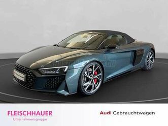 audi r8 spyder 5.2 fsi rwd leder laserlicht kamera b&o