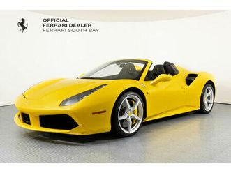 2019 ferrari 488 spider rwd