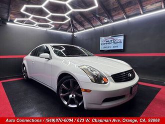 2004 infiniti g35 coupe rwd