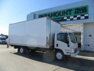 2024 isuzu npr gas 20ft high & wide box power lift gate