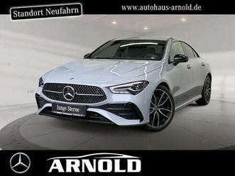 mercedes-benz cla 200 cla 200 coupe amg-line distronic led navi night!