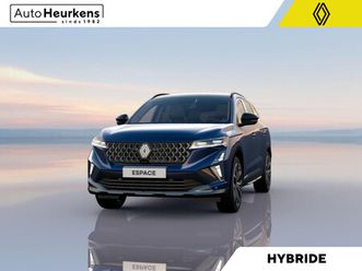 renault espace 7-zits iconic full hybrid e-tech 200 l ook met licht interieur verkrijgbaar! l meer dan € 5.000 voorraadvoordeel! l gratis 5 jaar fabrieksgaranti