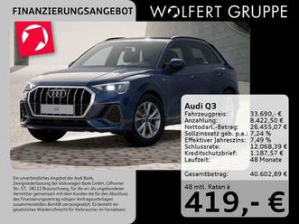 audi q3 s line 35 tdi s tronic acc*rfk