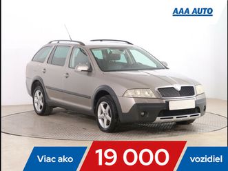 skoda octavia scout 2.0 tdi4x4,2.maj, serv.kniha, koža