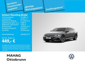 arteon shooting brake r-line 2.0 tsi ahk leder iq.light iq.drive navi parkassist areaview h&k eklapp