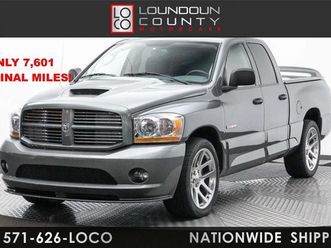 2006 dodge ram srt10 srt-10 only 7,601 original miles! srt-10 viper power!