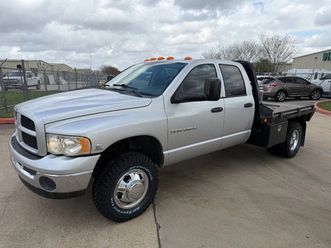 2005 dodge ram 3500 4x4 g56 manual flatbed 5.9l cummins h.o diesel
