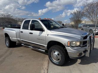 2004 dodge ram 3500 slt 4x4 nv5600 manual 5.9l cummins h.o diesel