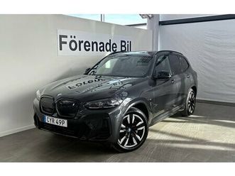 bmw ix3 charged rattvärme panorama drag park assist