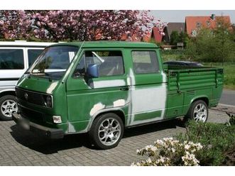 vw t3 doka 1.6 td incl. 5 zyl. audi motor, 20 jahre in garage