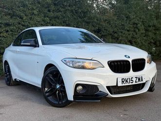 2015 bmw 2 series 2.0td 218d m sport (141bhp) coupe 2d
