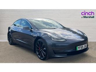 tesla model 3 performance awd 4dr [performance upgrade] auto