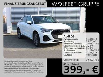 audi q3 45 tfsi e s line s tronic 0,5%*acc*rfk*ahk