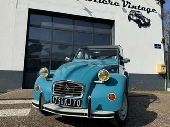 citroen 2cv 2 cv 2cv6 spécial 1982 bleu lagune