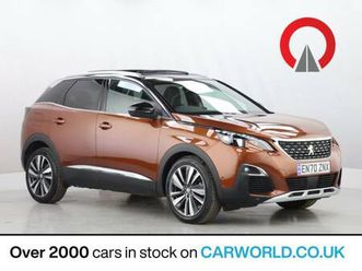 2020 peugeot 3008 1.2 puretech gt line premium 5dr eat8 hatchback petrol automatic