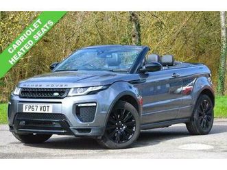 land rover range rover evoque 2.0 td4 se dynamic convertible 2dr diesel auto 4wd euro 6 (start/stop)