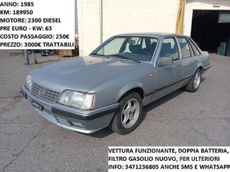 opel senator diesel 1985 funzionante