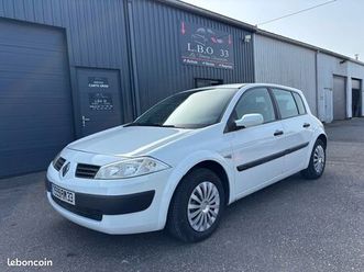 renault megane 2 / 1.6 - 110 ch / faible km / ct ok
