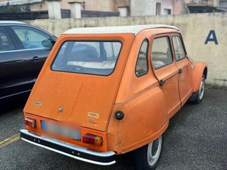 citroen dyane 6 orange 1979