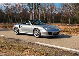 porsche 996 turbo s cabriolet - etat exceptionnel - modèle très rare - couleur pts - boîte manuelle - suivi complet porsche - carnet d’entretien tamponné - hard