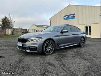 bmw série 5 g30 - 40d xdrive 4x4 pack m 320cv de 2017 - clef display key & car play sans fil