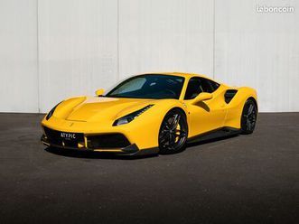 ferrari 488 gtb *giallo* 2018 | full carbon | configuration exceptionnelle | carnet ferrari complet