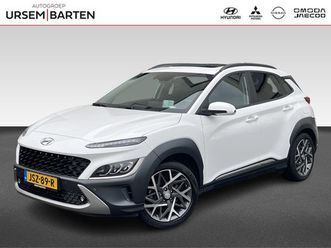 hyundai kona - 1.6 hev premium sky | schuifkanteldak | leder