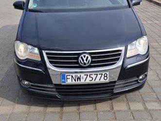 vw touran 2.0 tdi 140km dsg bogate wyposażenie doinwestowany nowa sól • olx.pl