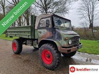 unimog 404 auto kenteken, met 6 cilinder benzine motor