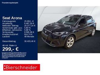 seat arona 1.5 tsi dsg fr ahk led navi acc cam shz